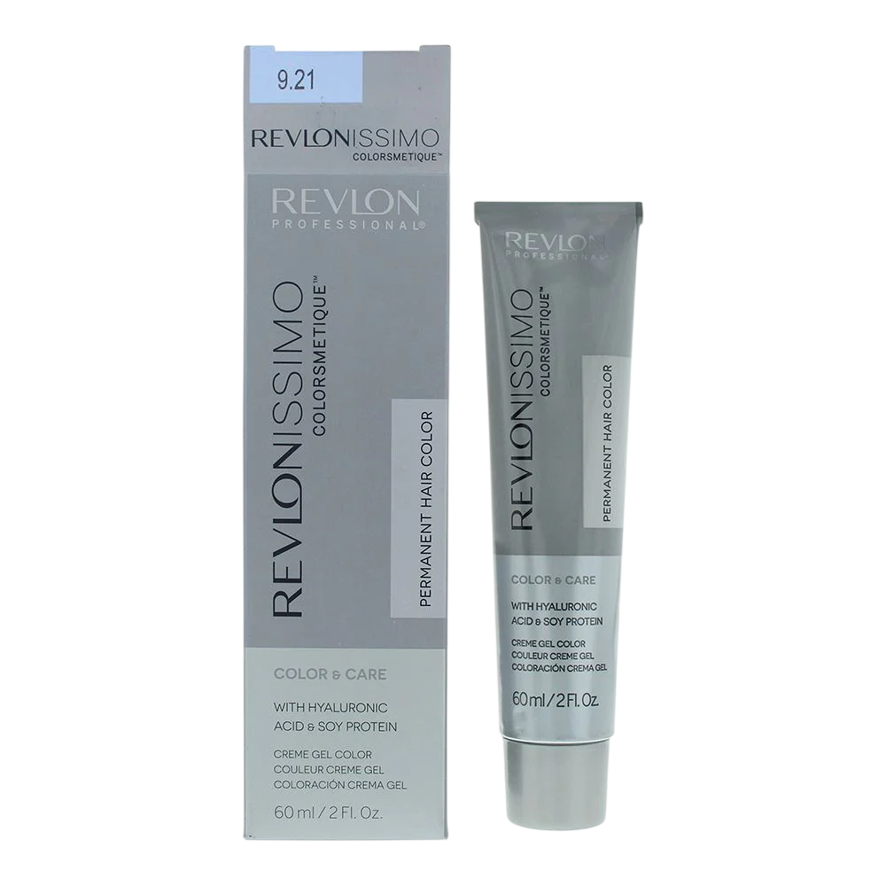 Revlon, Revlonissimo Colorsmetique, Permanent Hair Dye, 9.21 Very Light Iridescent Ash Blonde, 60 ml - Feel You