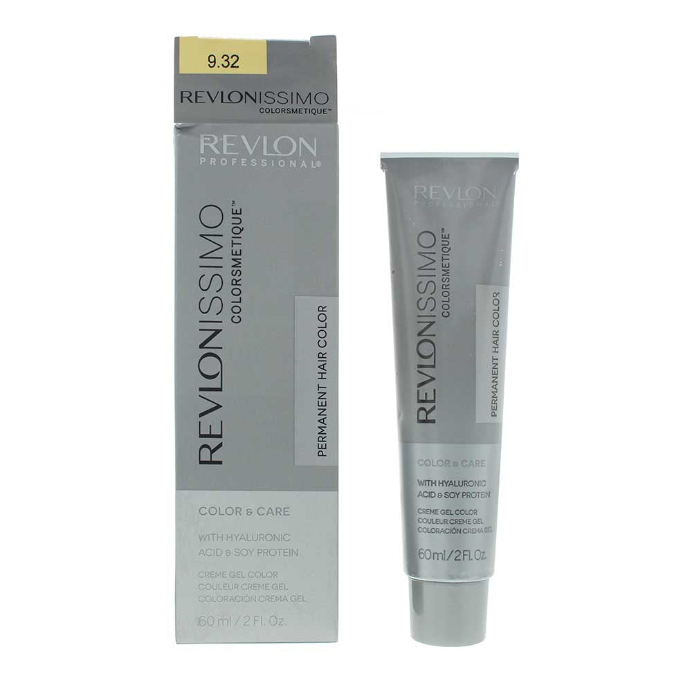 Revlon, Revlonissimo Colorsmetique, Permanent Hair Dye, 9.32 Very Light Golden Pearl Blonde, 60 ml - Feel You