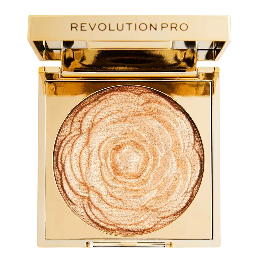 Revolution Pro, Pro Lustre, Illuminating, Blush Highlighter Compact, Golden Rose, 1 Shade, 9 g - Feel You