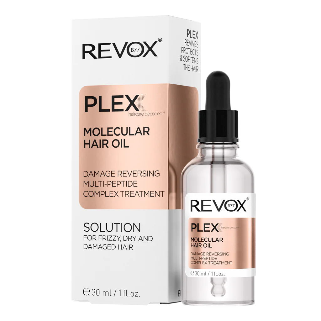 Revox B77, Plex Molecular, Peptides, Hair Oil Treatment, For Repairing, 30 ml - Feel You