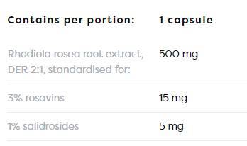 Rhodiola 500 mg - 120 капсули - Feel You