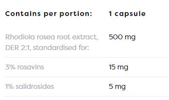 Rhodiola 500 mg - 60 капсули - Feel You