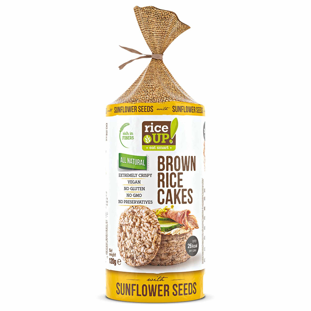 RiceUP! Brown Rice Cakes - 120g - Feel You