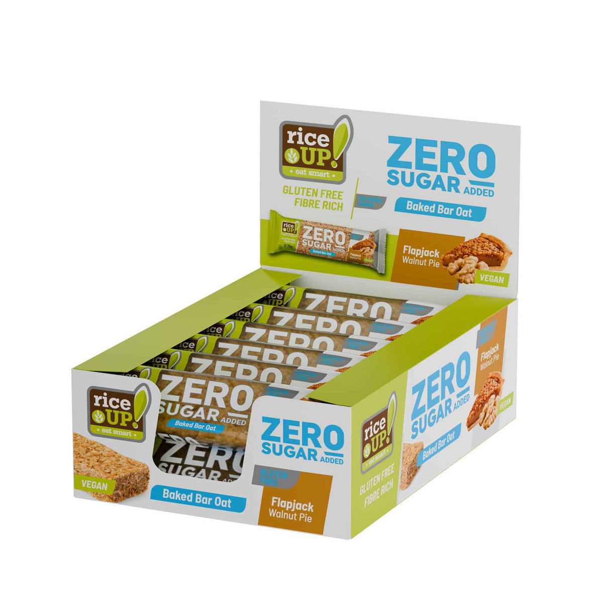 RiceUP! ZERO SUGAR - Флапджак бар - 12 x 70g - Feel You
