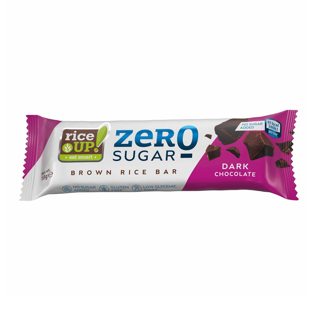 RiceUP! ZERO SUGAR - Оризов бар 18 g - Feel You