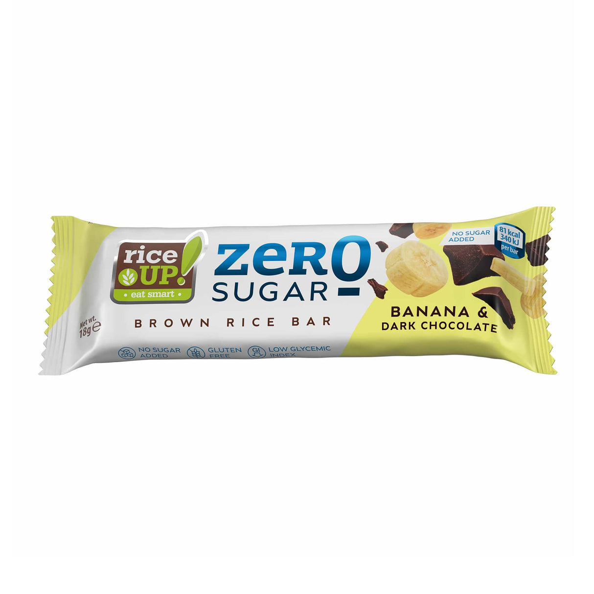 RiceUP! ZERO SUGAR - Оризов бар 18 g - Feel You