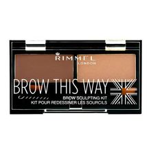 Rimmel - Brow This Way Sculpting Kit - Set for the perfect eyebrow 2.4 grams - Feel You