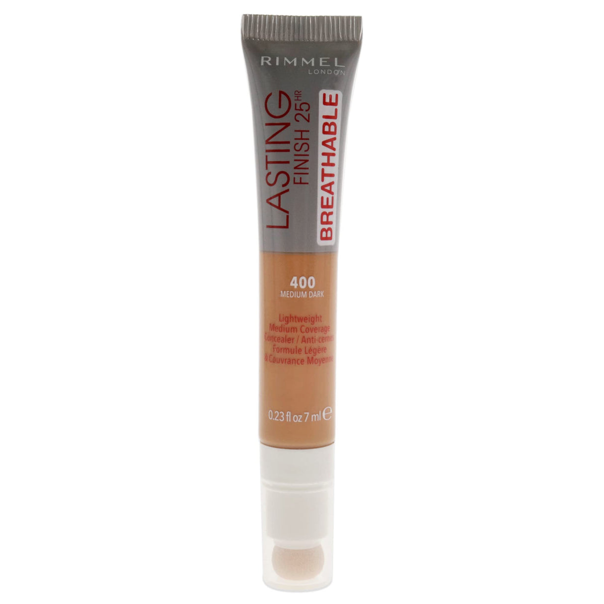 Rimmel London, Lasting Finish, Natural Medium Coverage, Cream Concealer, 400, Medium Dark, 7 ml - Feel You