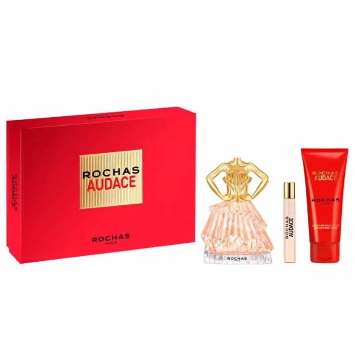 Rochas Audace Eau De Perfume Spray 90ml Set 3 Pieces - Feel You