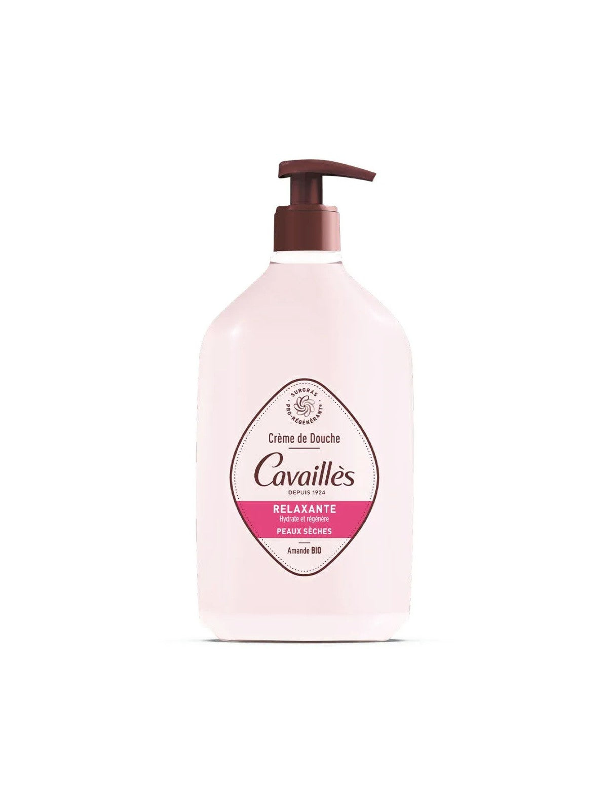 Roge Cavailles, Bio, Almond, Hydrating & Regenerating, Shower Cream, 750 ml - Feel You