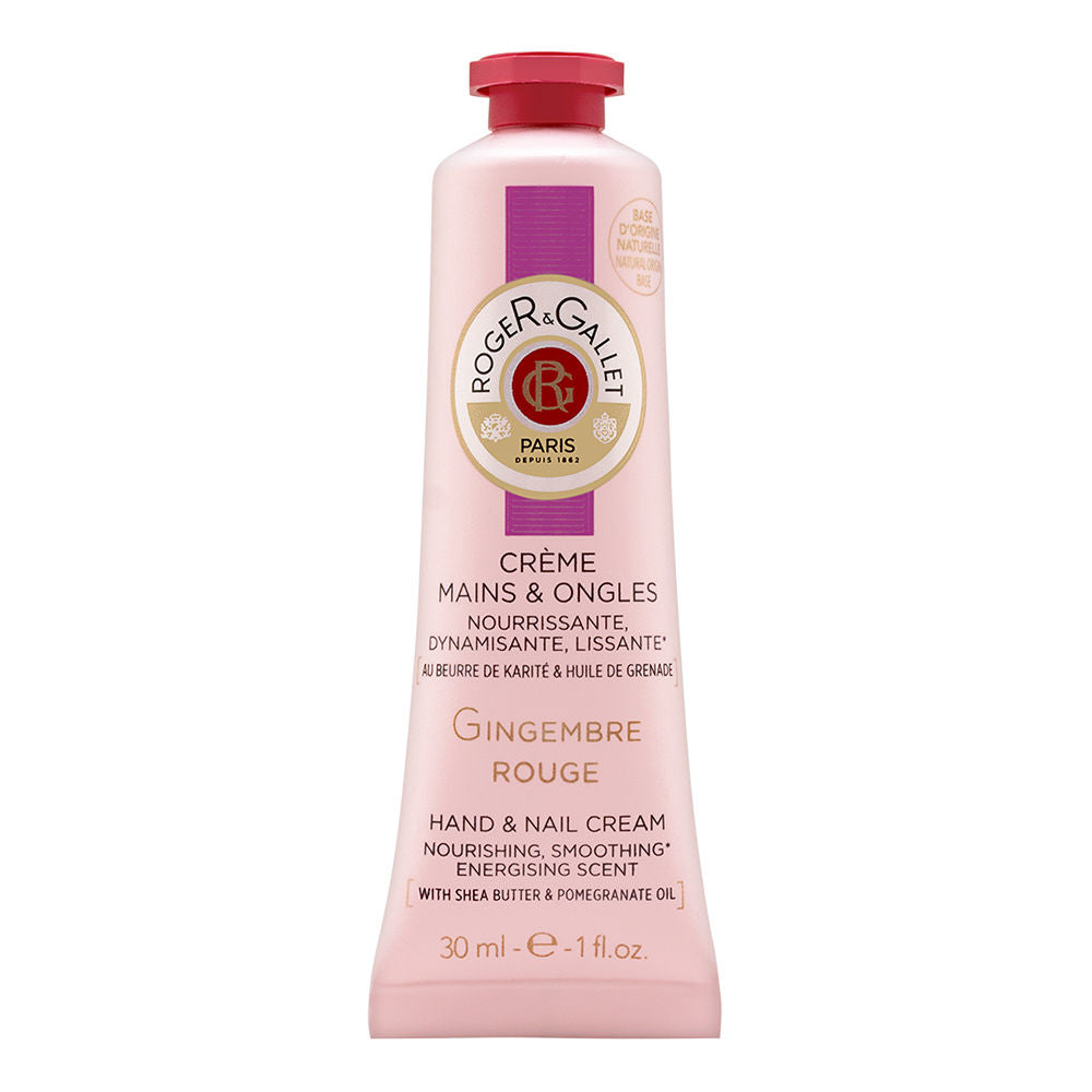 Roger & Gallet, Gingembre Rouge, Hydrating, Hand & Nail Cream, 30 ml - Feel You