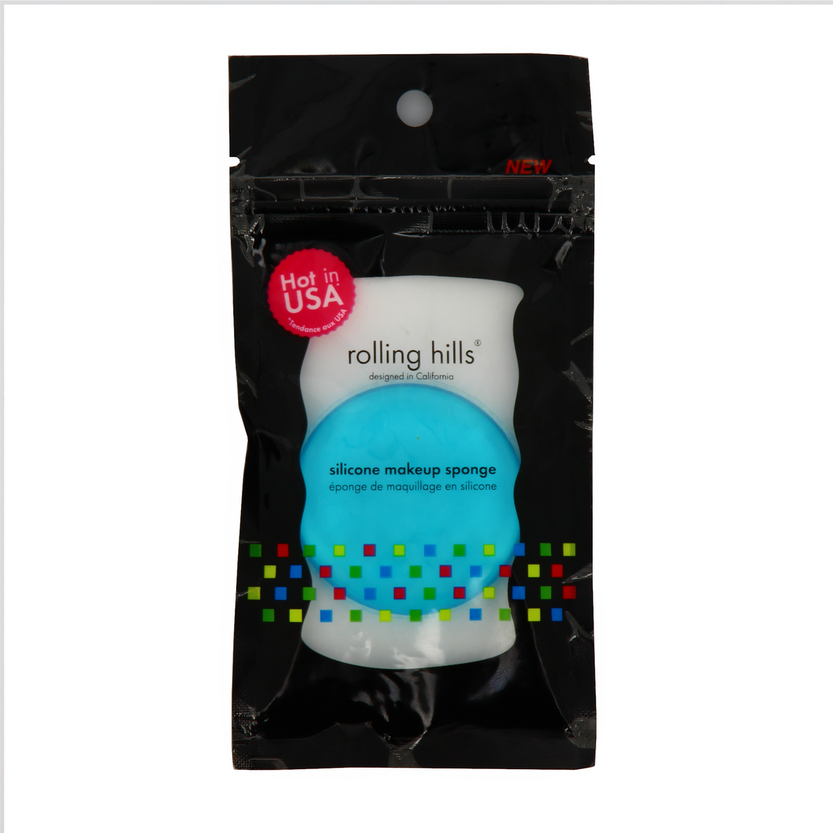 Rolling Hills, Rolling Hills, Silicone, Makeup Sponge, Blue - Feel You