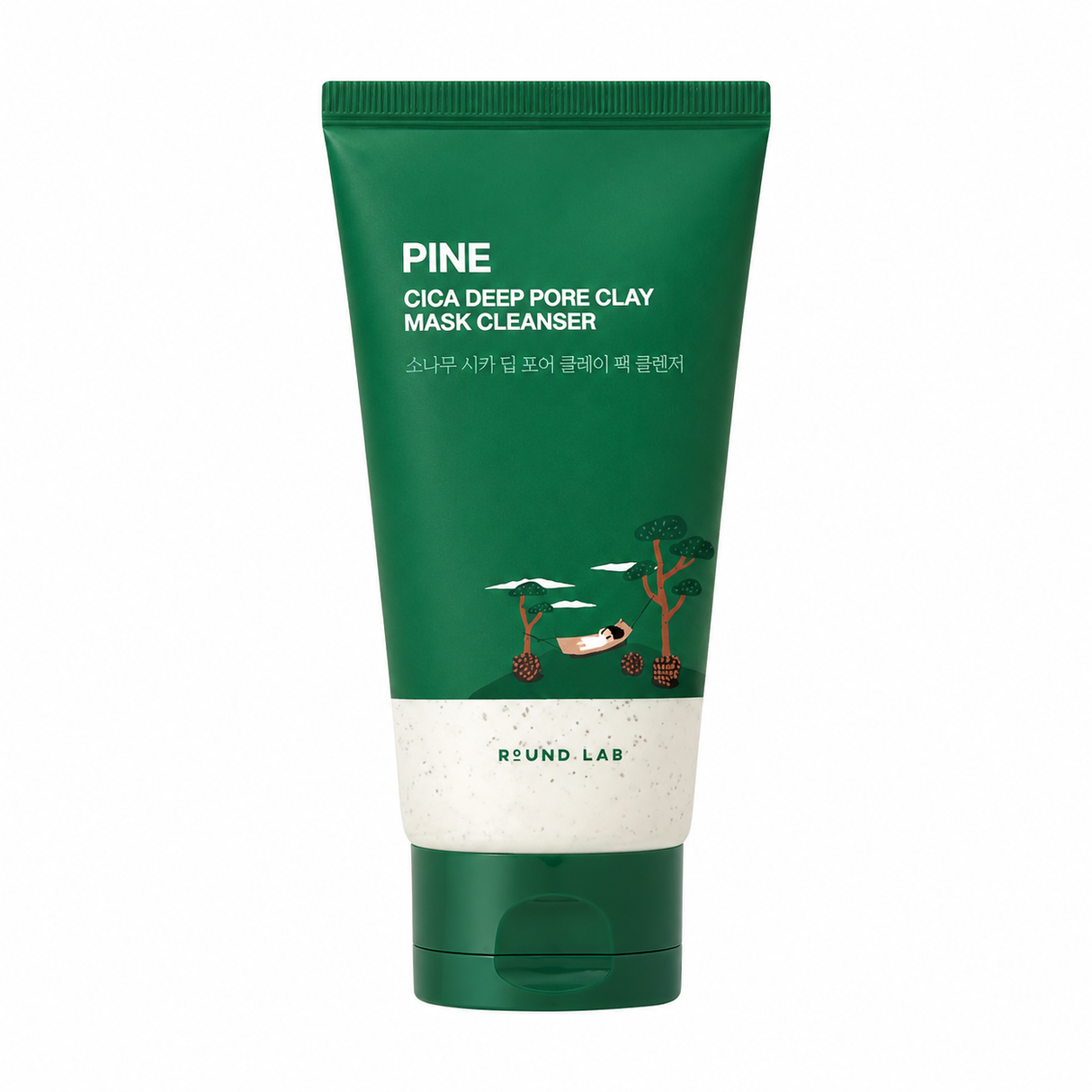 Round Lab - Pine Cica Deep Pore Clay Mask Cleanser, 150ml