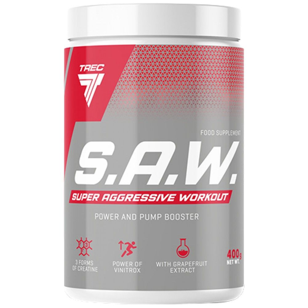 S.A.W. Powder | Super Aggressive Pre-Workout - 400 грама - Feel You
