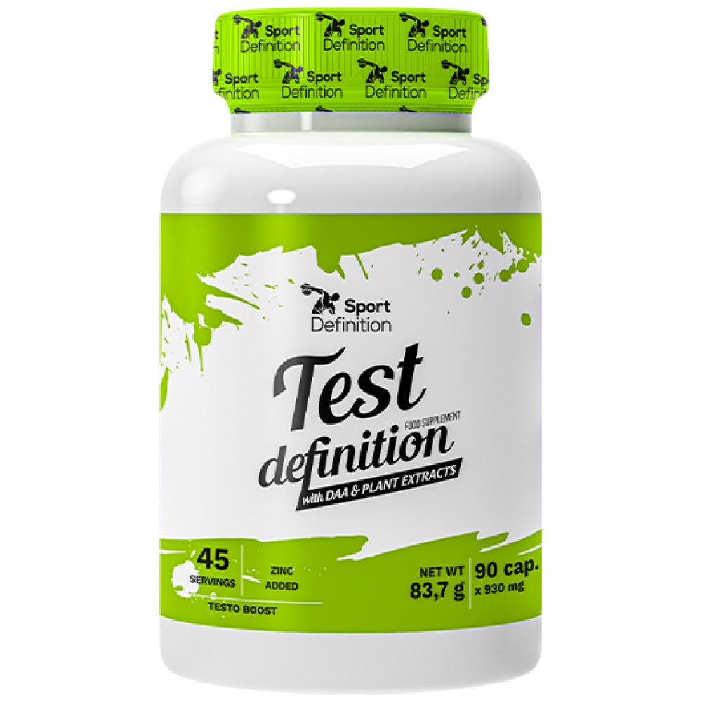 Test Definition | with DAA, Tribulus, Zinc & Magnesium - 90 капсули - Feel You