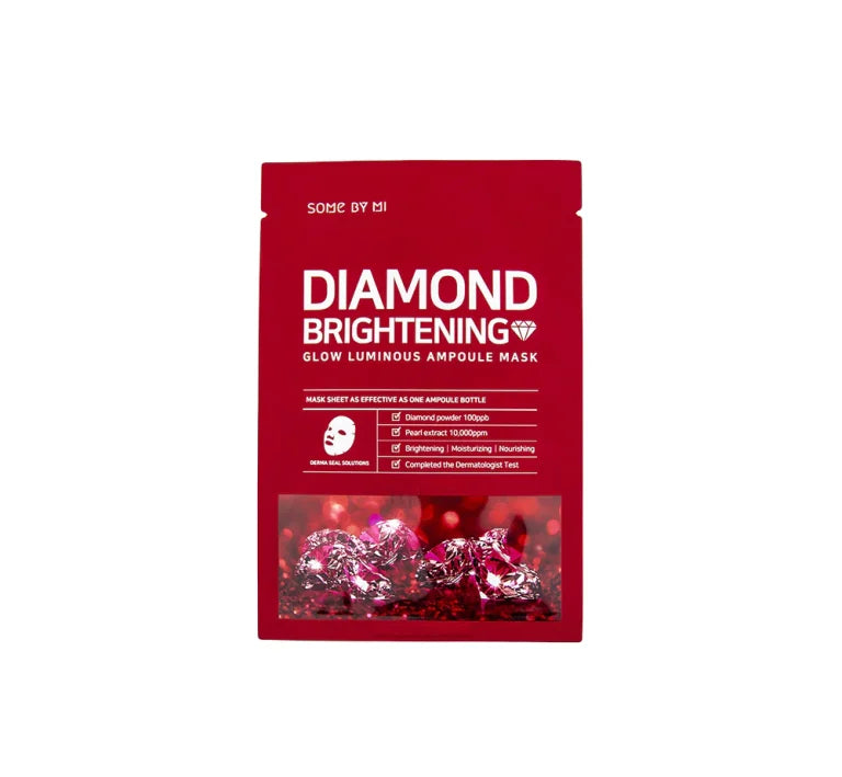 SOME BY MI - Red Diamond Brightening Glow Luminous Ampoule Mask, 25g, 1 piece - Feel You