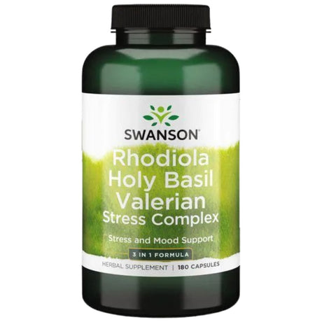 Rhodiola Holy Basil Valerian Stress Complex - 180 капсули - Feel You