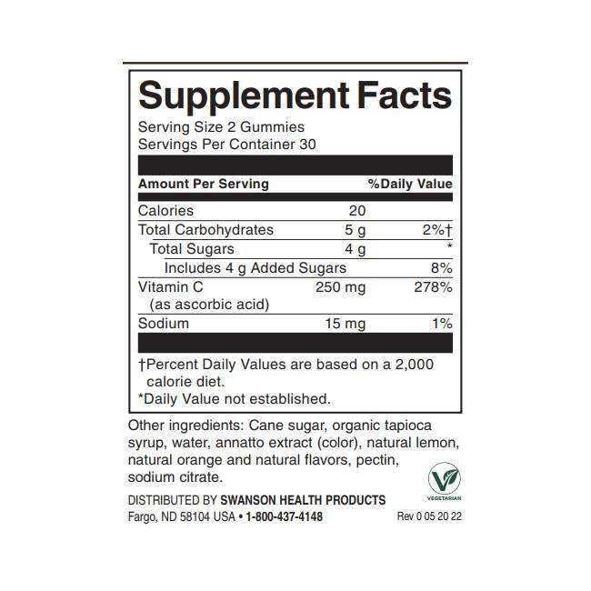 Vitamin C Gummies - 60 желирани бонбони - Feel You