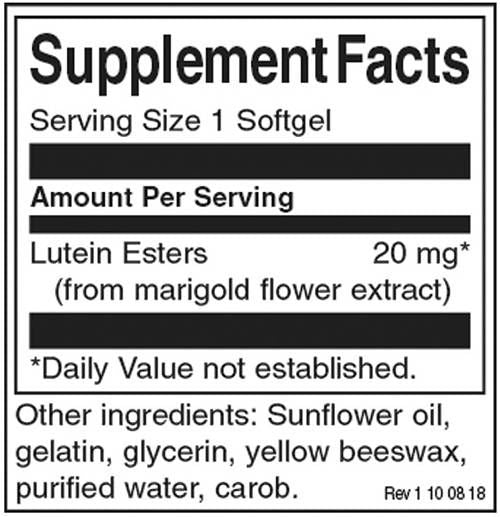 Lutein 20 mg - 60 Гел капсули - Feel You