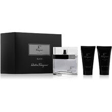 Salvatore Ferragamo - F By Ferragamo Pour Homme Black Gift Set EDT 100 ml, shower gel 75 ml and aftershave balm 75 ml - 100ml - Feel You