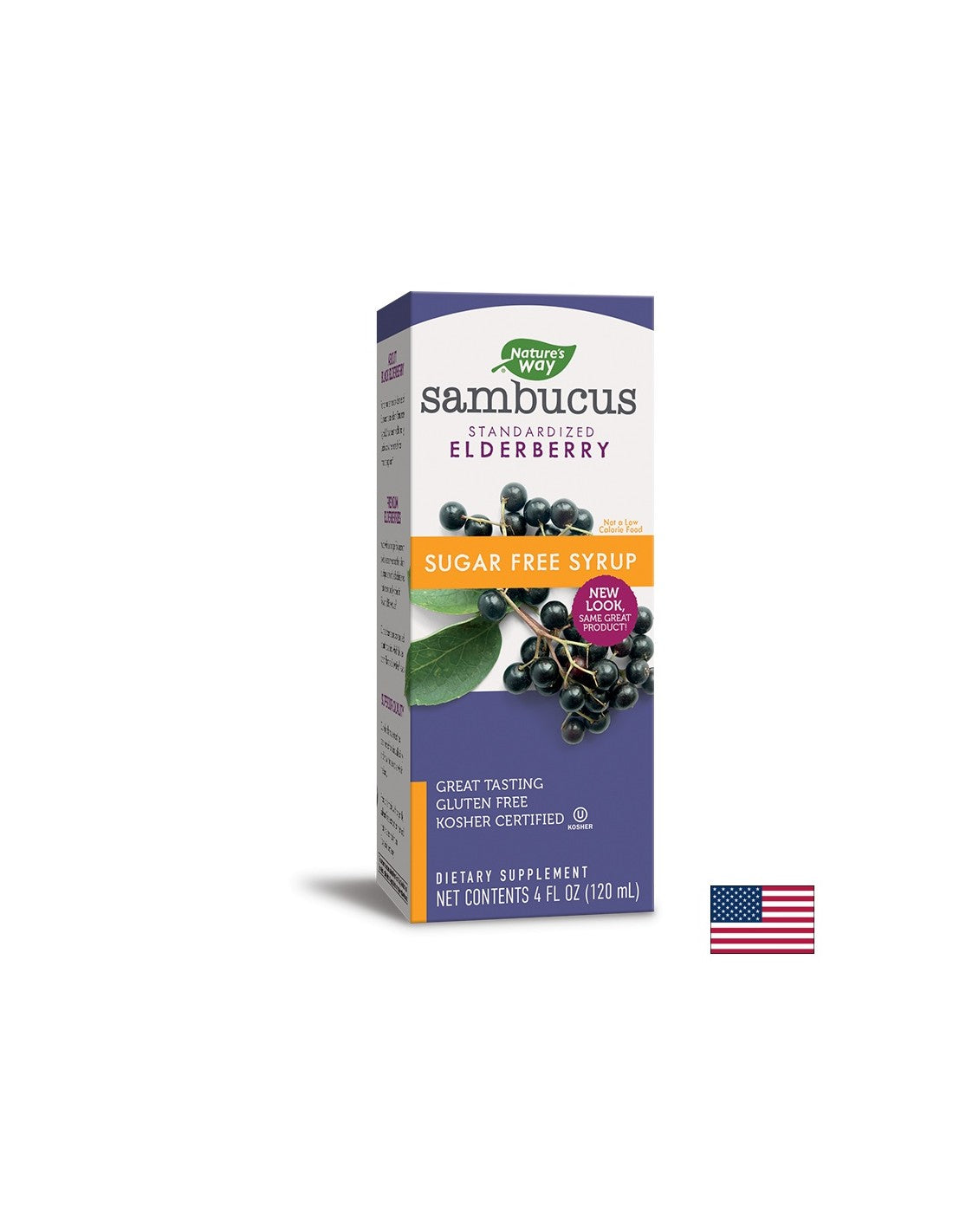 Sambucus Sugar Free Syrup/ Самбукус сироп без захар x 120 ml Nature’s Way - Feel You