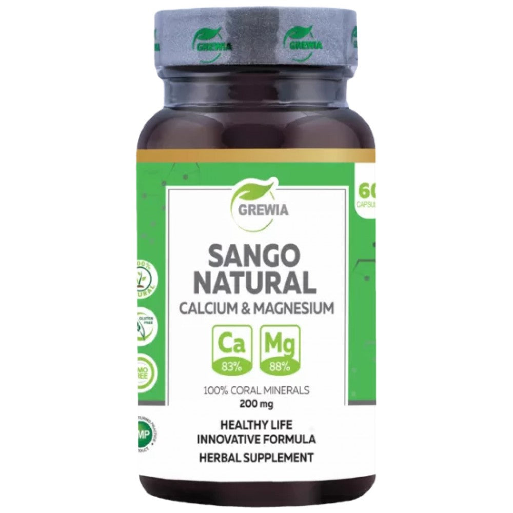 Sangro Natural | Calcium & Magnesium - 60 капсули - Feel You