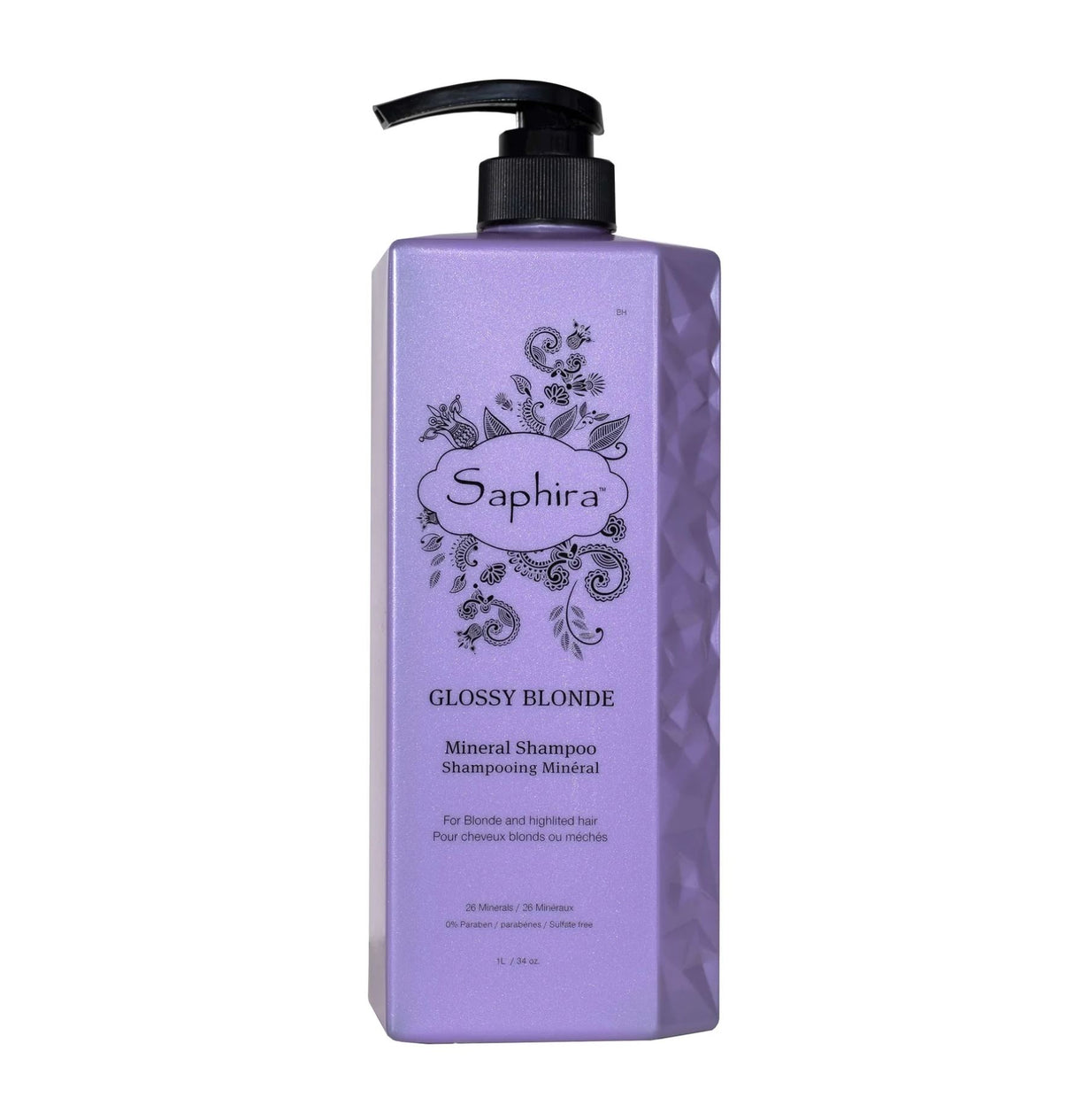 Saphira, Glossy Blonde, Rich In Minerals, Hair Colour Shampoo, For Blonde Hair, Blonde, 1000 ml - Feel You