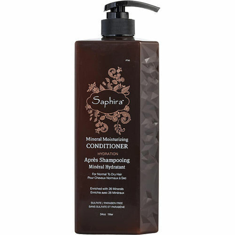 Saphira, Mineral, Paraben-Free, Hair Conditioner, For Hydration, 1000 ml - Feel You