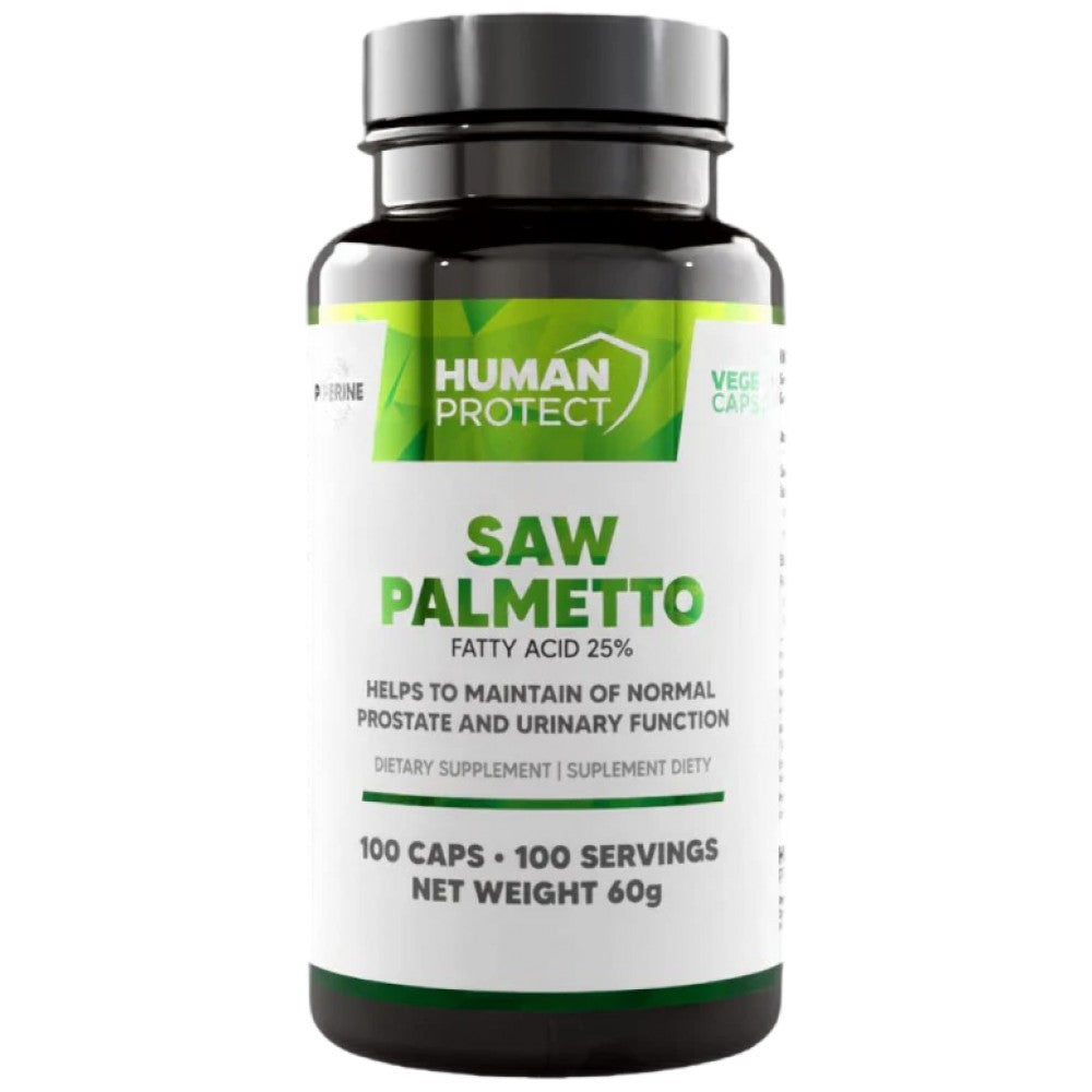 Saw Palmetto 500 mg | with 25% Saponins - 100 капсули - Feel You