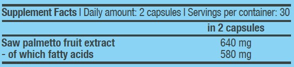Saw Palmetto / 60 Caps - Feel You