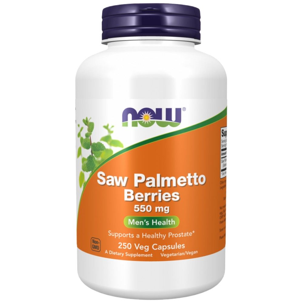 Saw Palmetto Berries 550 mg - 250 капсули - Feel You