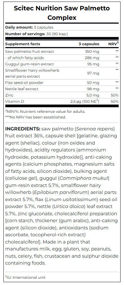 Saw Palmetto Complex / 90 Caps - Feel You