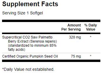 Saw Palmetto - Maximum Strength 320 mg 60 Гел капсули - Feel You