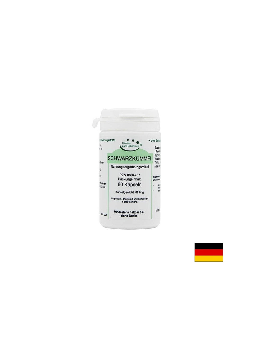 Schwarzkümmel / Черен кимион, 60 капсули El Compra - Feel You