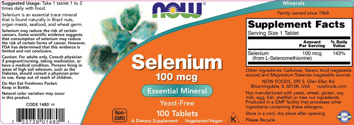Selenium 100 mcg - 100 Таблетки - Feel You