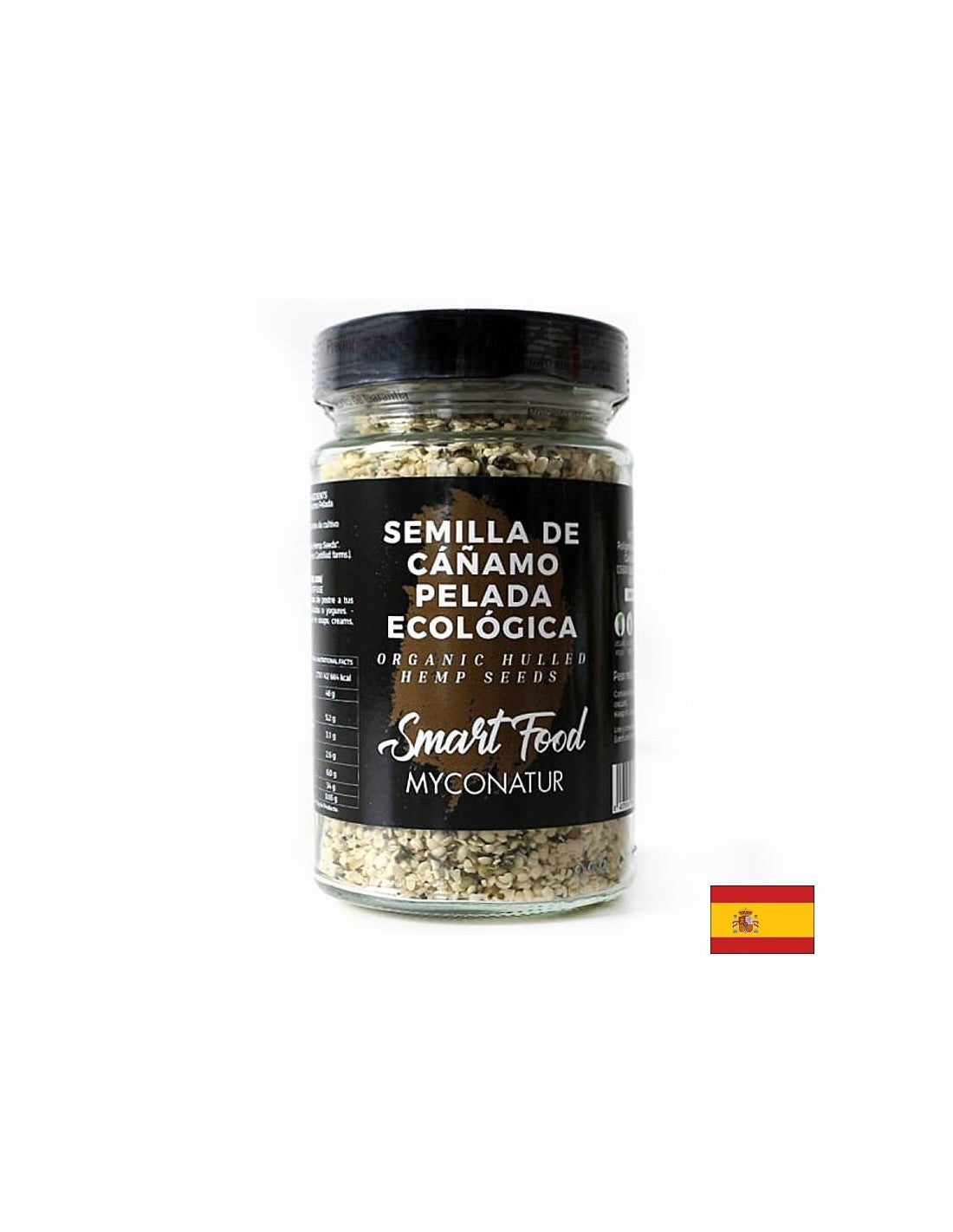 Белено био конопено семе - Semilla de canamo pelada, Bio, 200 g Myconatur - Feel You