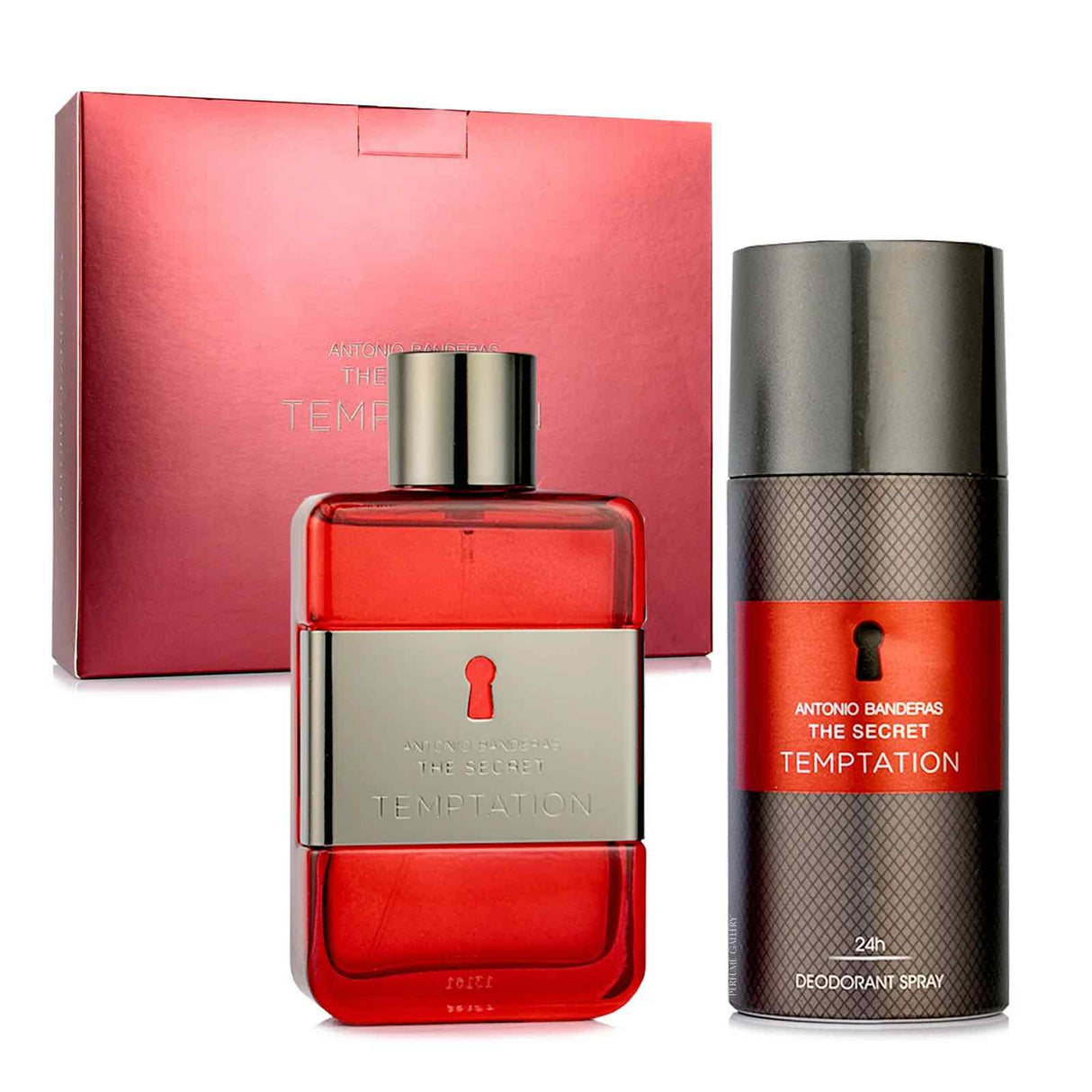 Set Antonio Banderas: The Secret Temptation, Eau De Toilette, For Men, 100 ml + The Secret Temptation, Deodorant Spray, For Men, 150 ml - Feel You