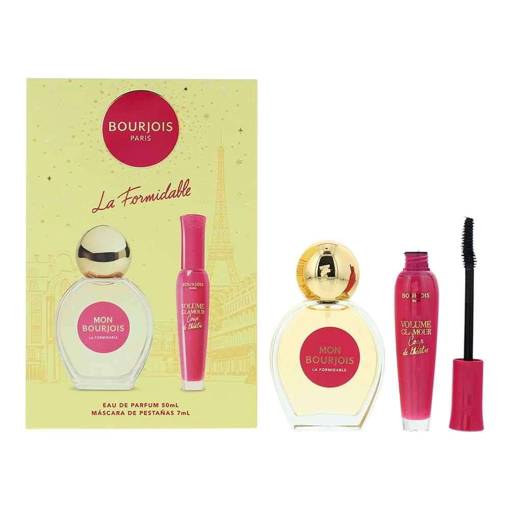 Set Bourjois: La Formidable, Eau De Parfum, For Women, 50 ml + Volume Glamour, Mascara, Black, 7 ml - Feel You