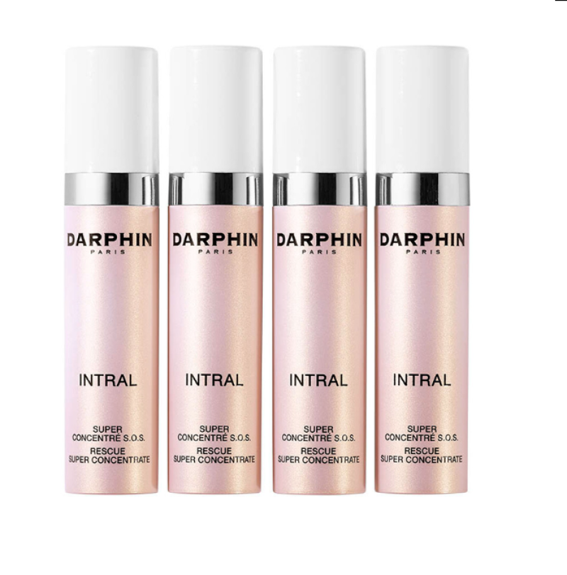 Set, Darphin, Intral - Rescue, Vitamin E, Soothe/Stabilize & Strengthen, Concentrate, For Face, 4 pcs, 7 ml - Feel You