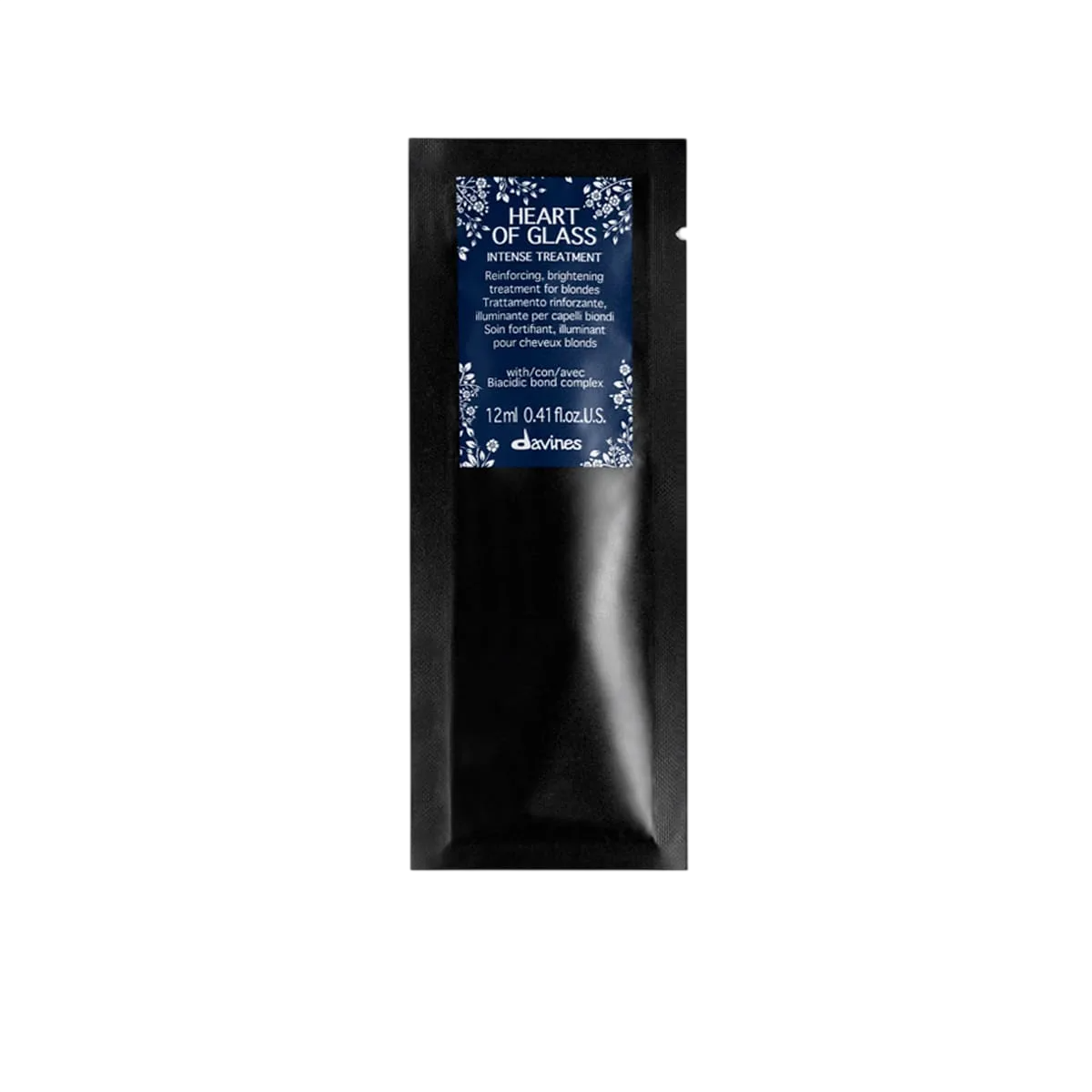 Set, Davines, Heart of Glass Intense, Hair Treatment Cream Mask, Brightening, 12 pcs, 12 ml - Feel You