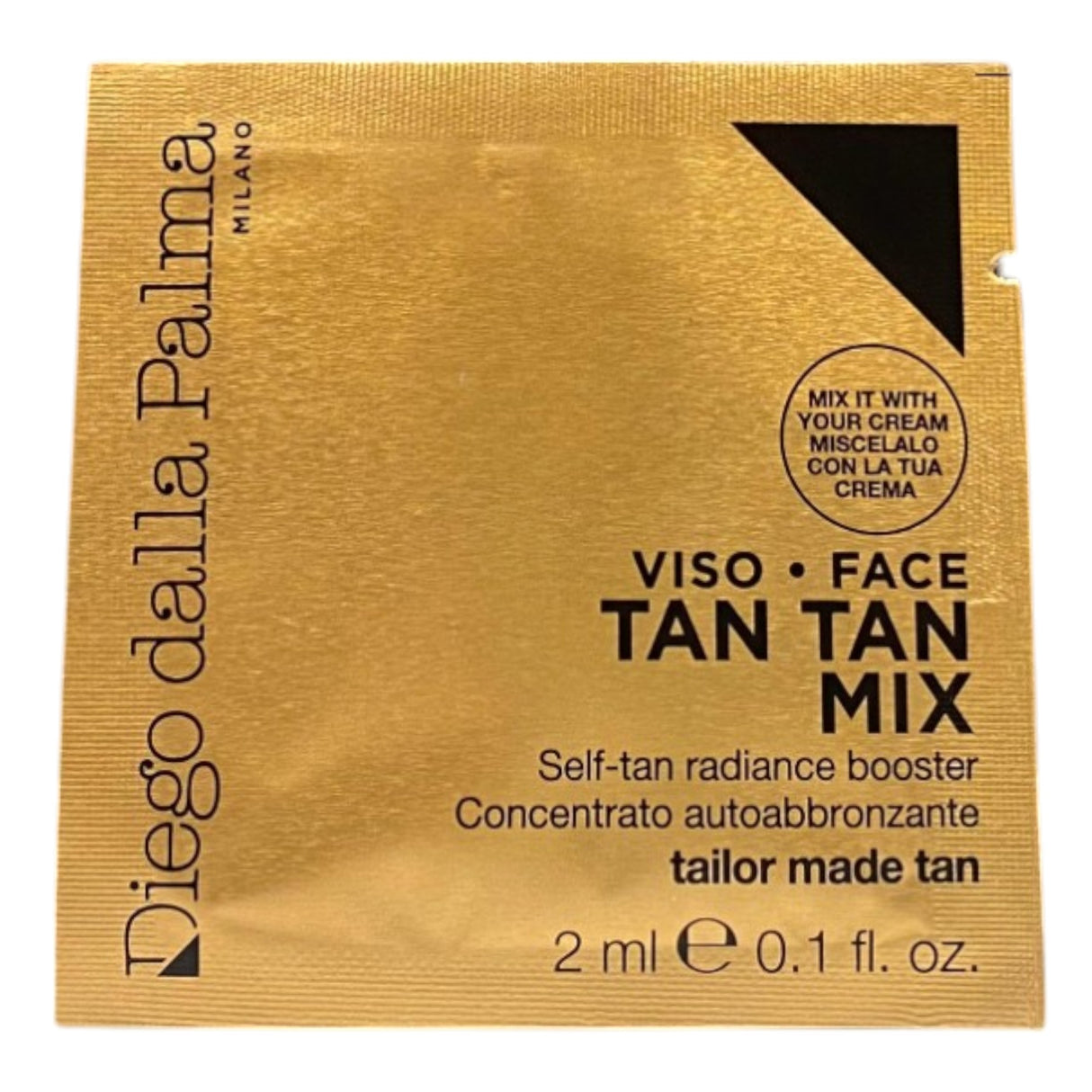 Set, Diego Dalla Palma, Diego Dalla Palma, Hydrating & Repairing, Self-Tanning Drops, For Face, 8 pcs, 2 ml *Sample - Feel You