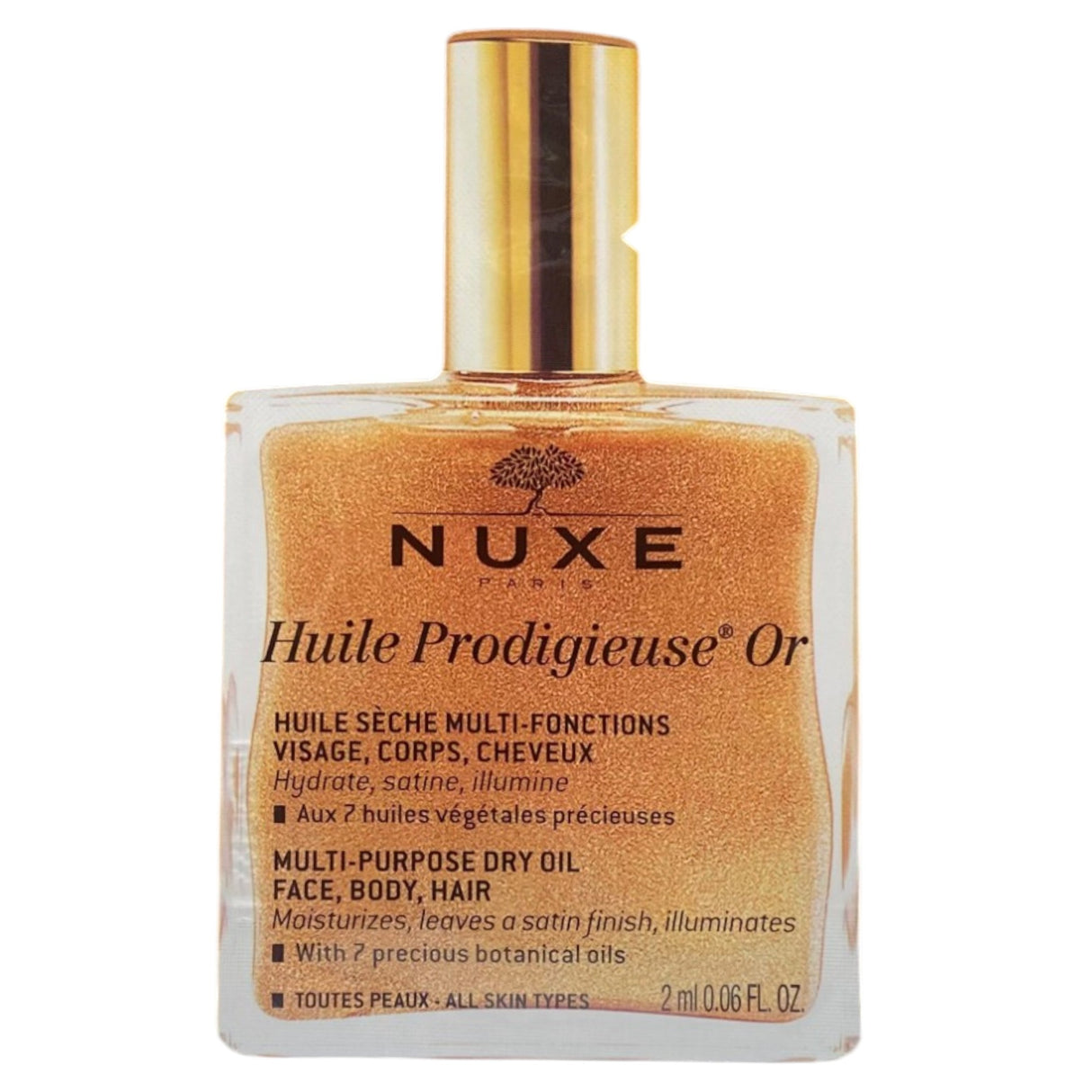 Set Duo, Nuxe, Huile Prodigieuse Or Multi-Purpose, Body Oil, All Over The Body, 2 pcs, 12 ml *Sample - Feel You