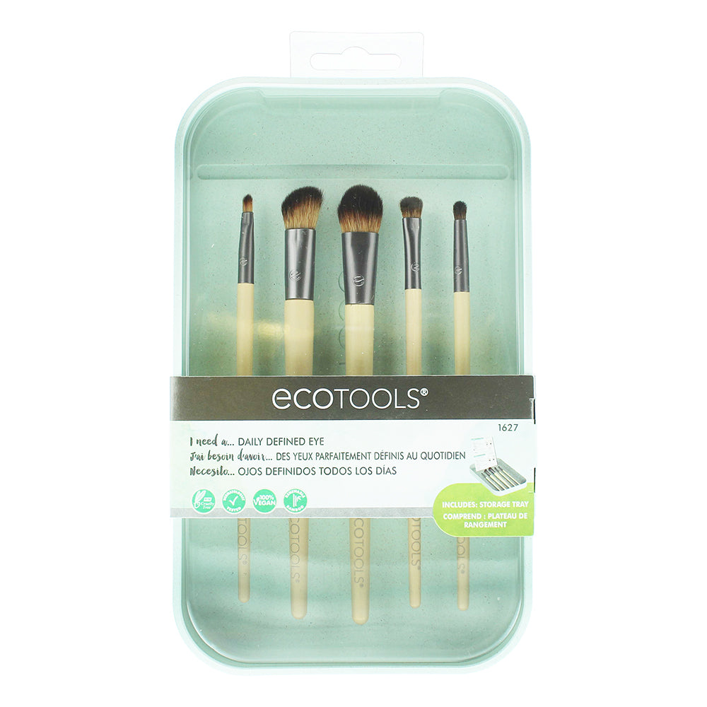 Set, EcoTools, Daily Defined, Eye Brush, 5 pcs - Feel You