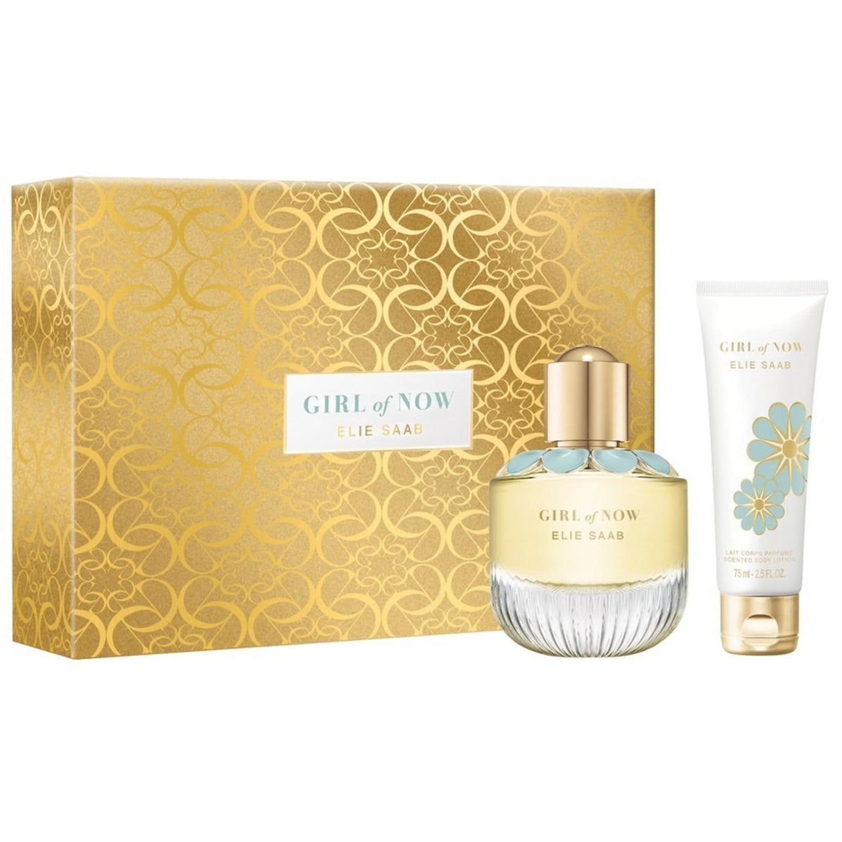 Set Elie Saab: Girl of Now, Eau De Parfum, For Women, 50 ml + Girl of Now, Hydrating, Body Lotion, 75 ml - Feel You
