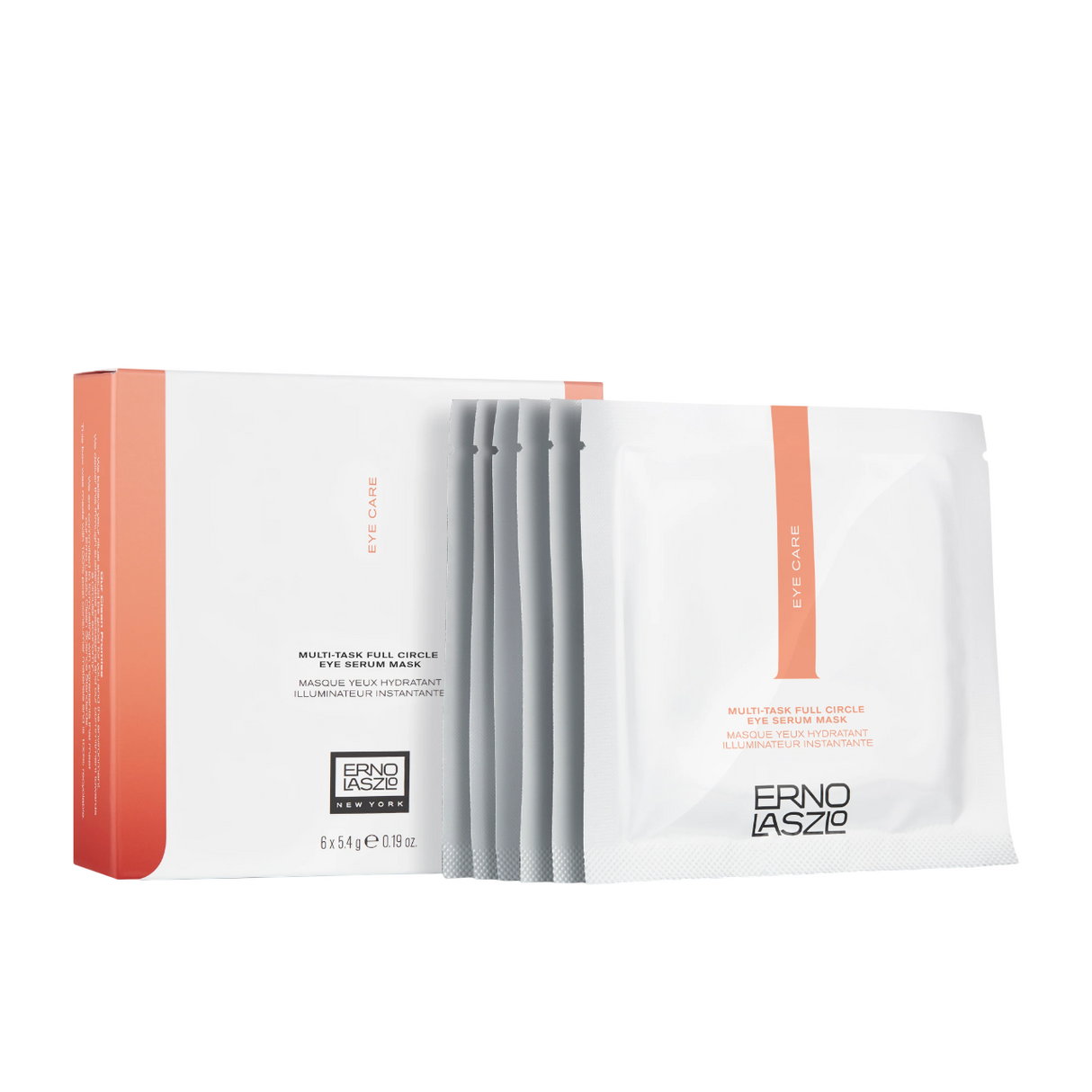 Set, Erno Laszlo, Multi-Task, Serum, Illuminating, Eye Sheet Mask, 6 pcs, 5.4 ml - Feel You