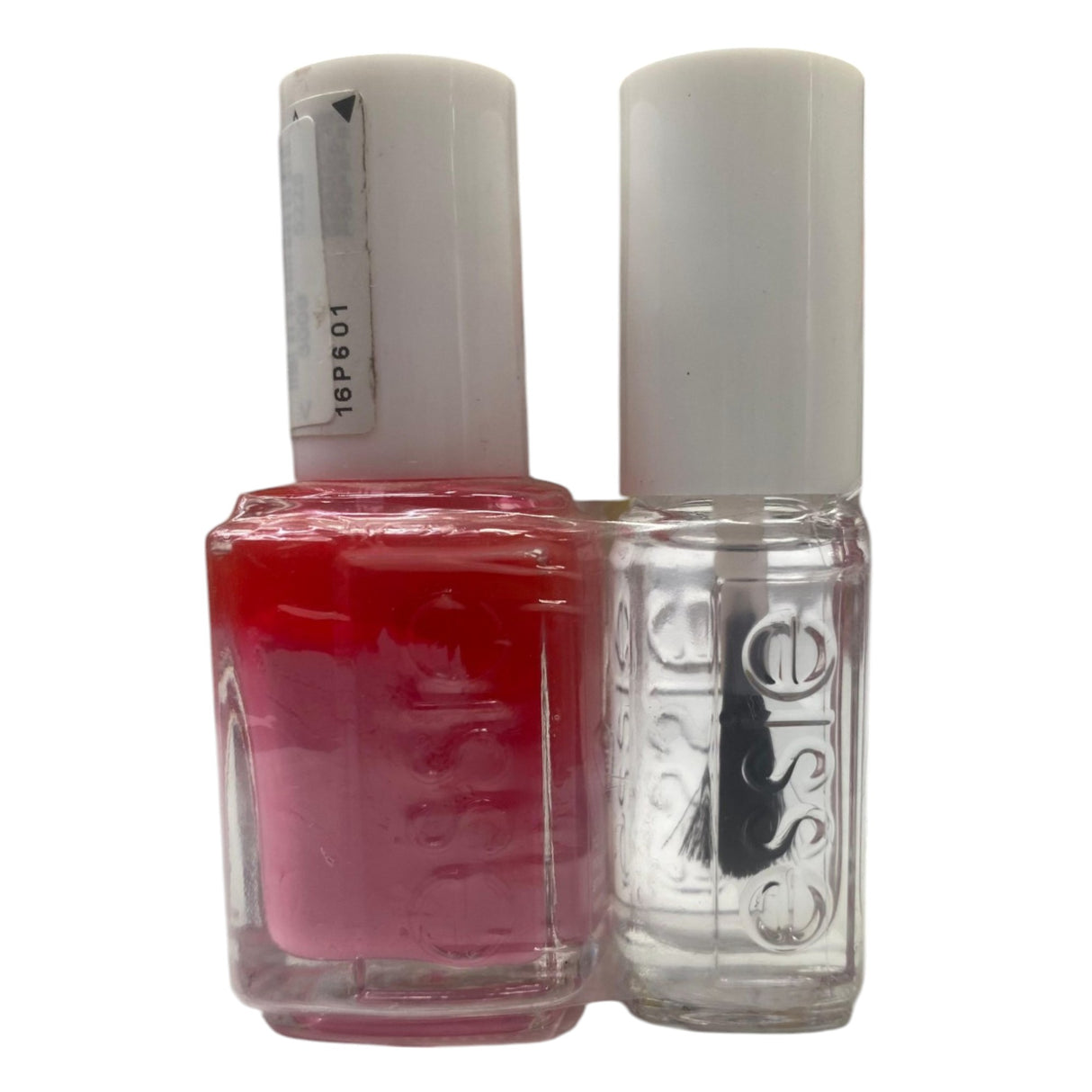 Set Essie: Nail Enamel, Vegan, Glossy Shine Finish, Nail Polish, 20, Lovie Dovie, 13.5 ml + Nail Care - Good To Go, Top Coat, Nail Strengthening Lacquer, 5 ml - Feel You