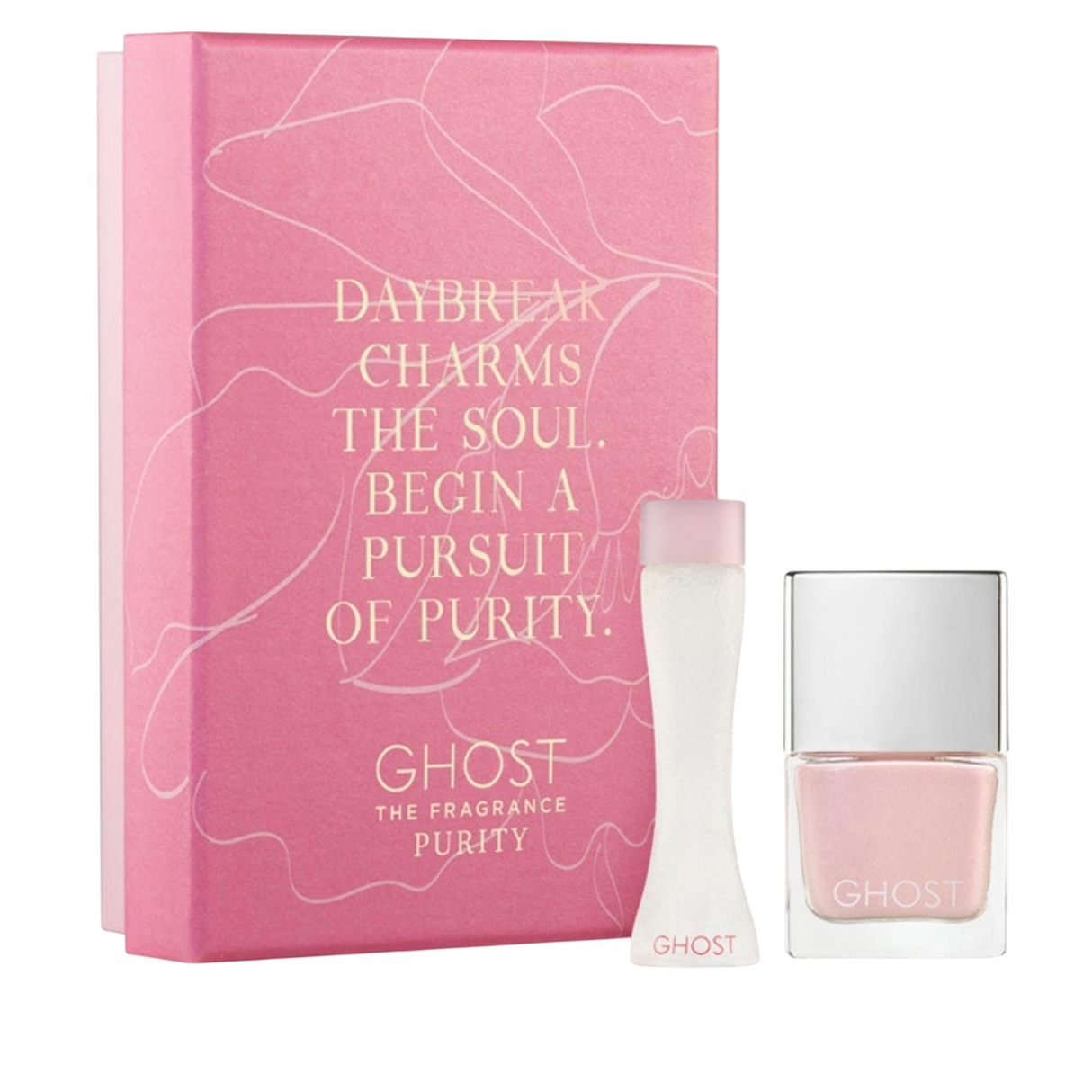 Set Ghost: Purity, Eau De Toilette, For Women, 5 ml + Ghost, Nail Polish, 10 ml - Feel You