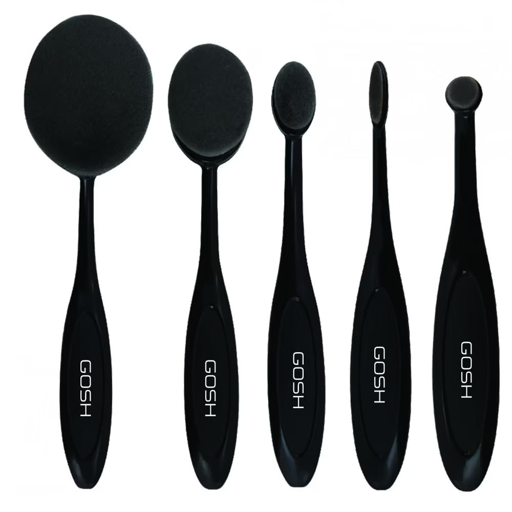 Set, Gosh, Gosh, Blending, Multi Face Brush, 5 pcs - Feel You