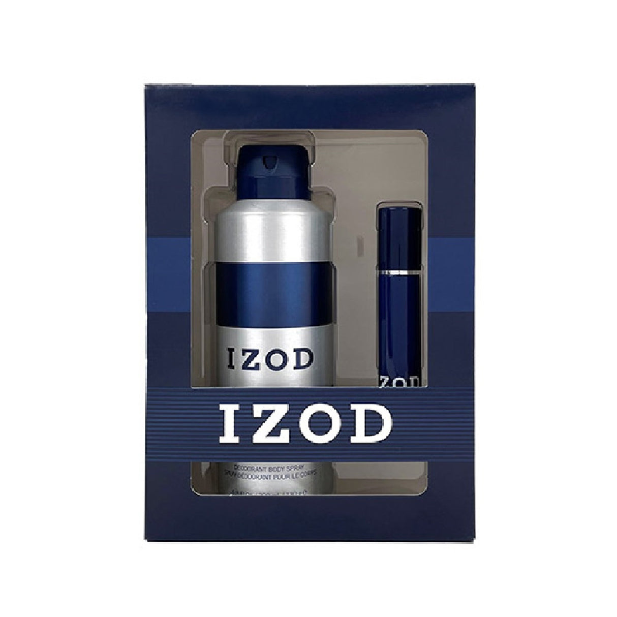 Set Izod: Blue, Eau De Toilette, For Men, 15 ml + Blue, Scented Spray, For Men, 200 ml - Feel You