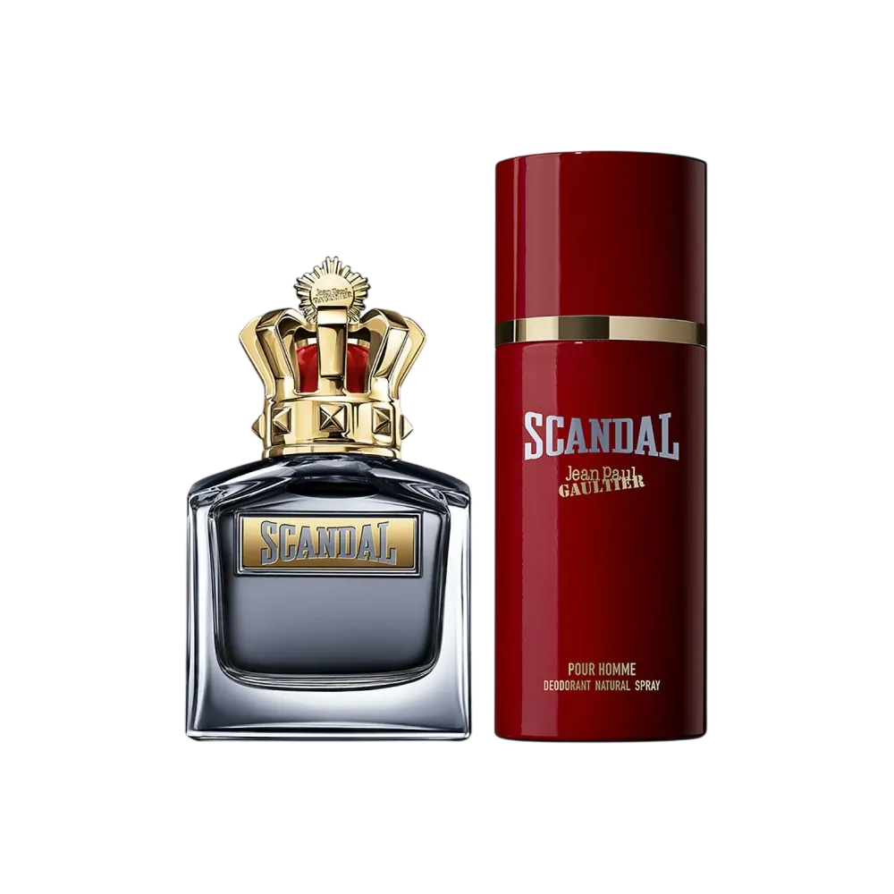Set Jean Paul Gaultier: Scandal, Eau De Toilette, For Men, 100 ml + Scandal, Deodorant Spray, For Men, 150 ml - Feel You